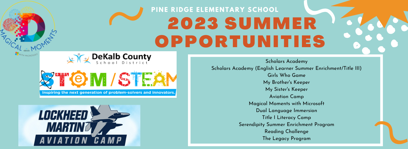 2023 Summer Opportunities for Students- Scholars Academy  Scholars Academy (English Learner Summer Enrichment/Title III)  FLEX Academy  Advanced Placement (AP) Bridge  Girls Who Game  Girls Who Code  My Brother&#39;s Keeper  My Sister&#39;s Keeper  Aviation Camp  Magical Moments with Microsoft  Dual Language Immersion  Culinary Camp  ?Title I Literacy Camp  Serendipity Summer Enrichment Program  Reading Challenge  The Legacy Program